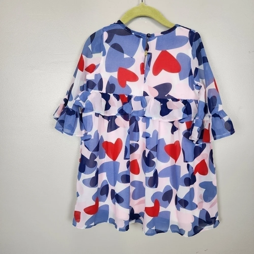 kate spade little girls heart dress, size 4